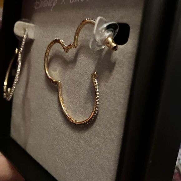 Disney x Baublebar Mickey Gem Hoops - Picture 2 of 7